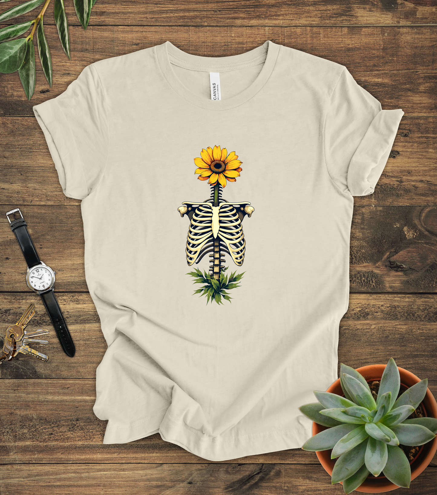 Blooming Skeleton Tee
