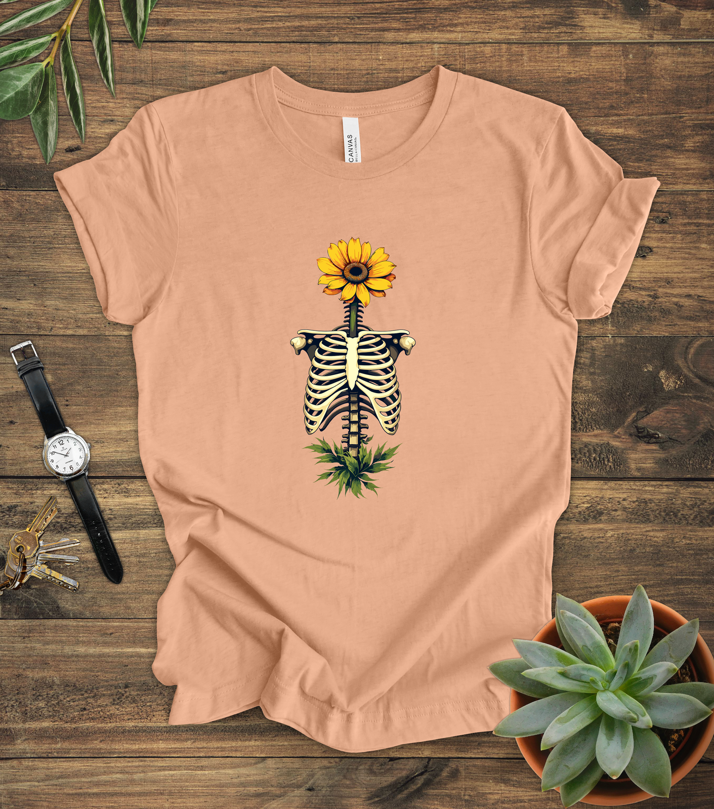 Blooming Skeleton Tee