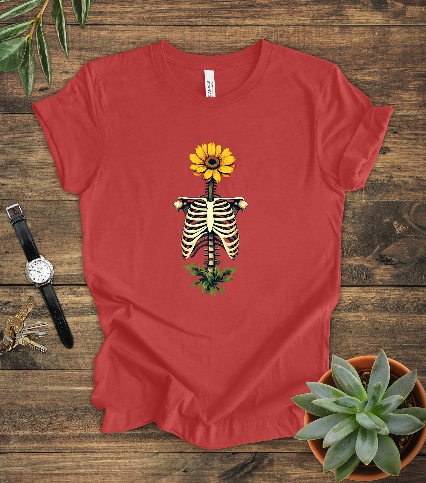 Blooming Skeleton Tee