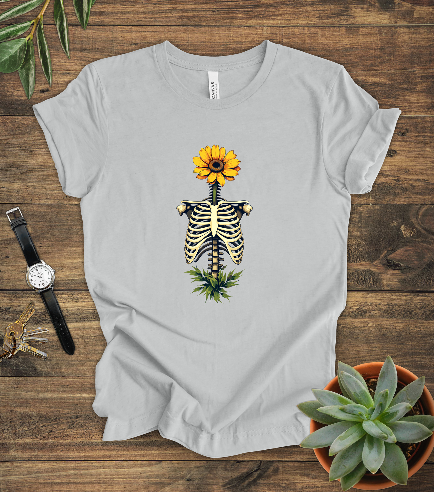 Blooming Skeleton Tee