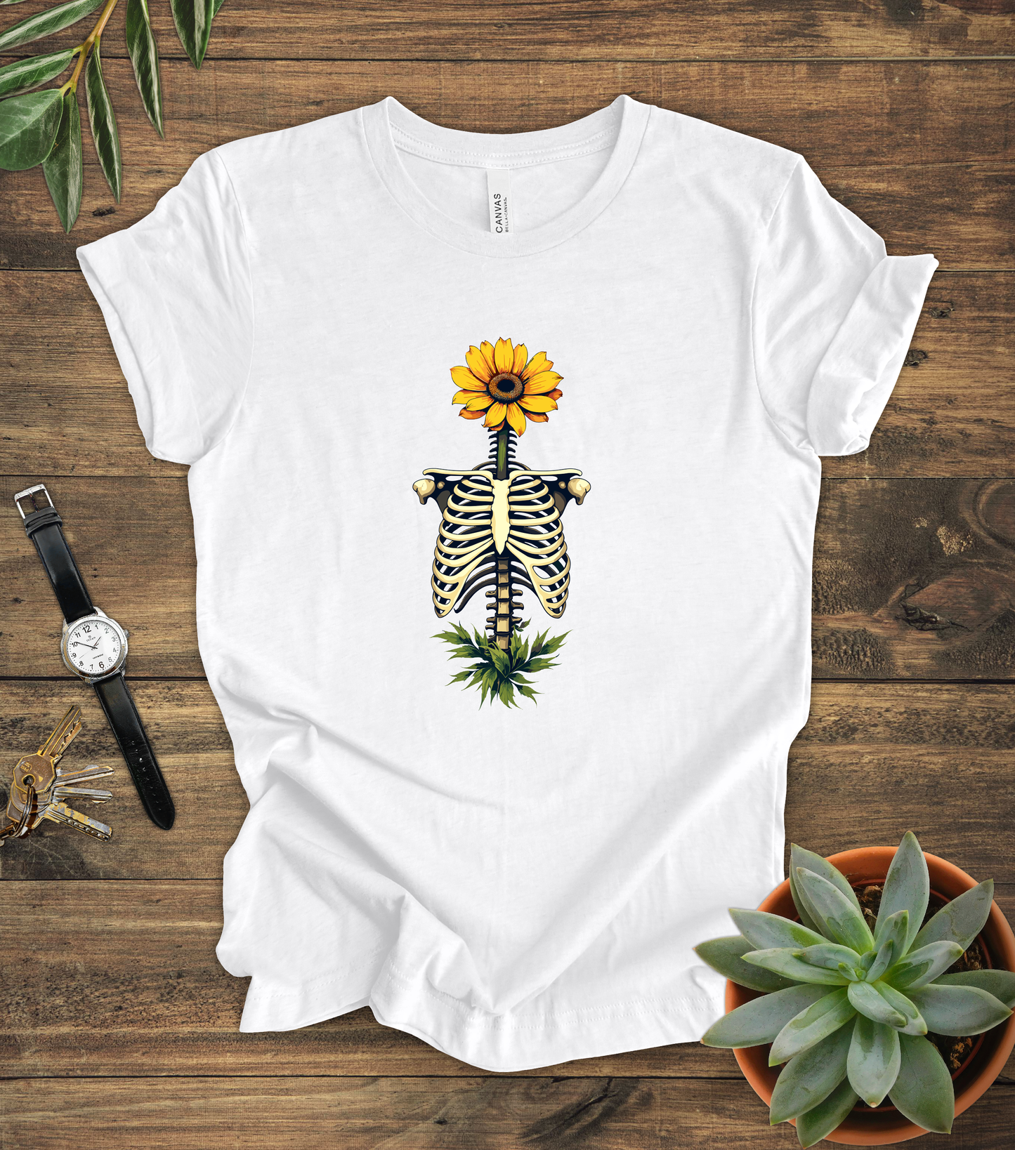 Blooming Skeleton Tee