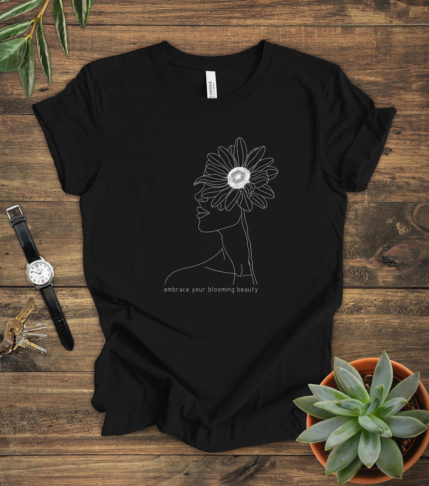 "Embrace Your Blooming Beauty" Tee