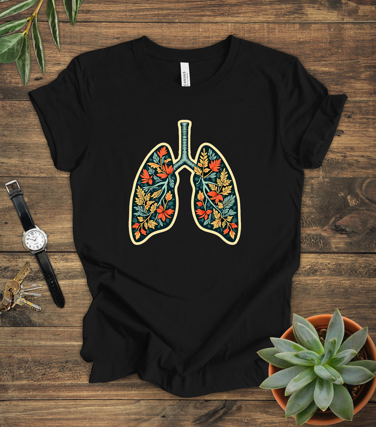 Floral Lungs Tee