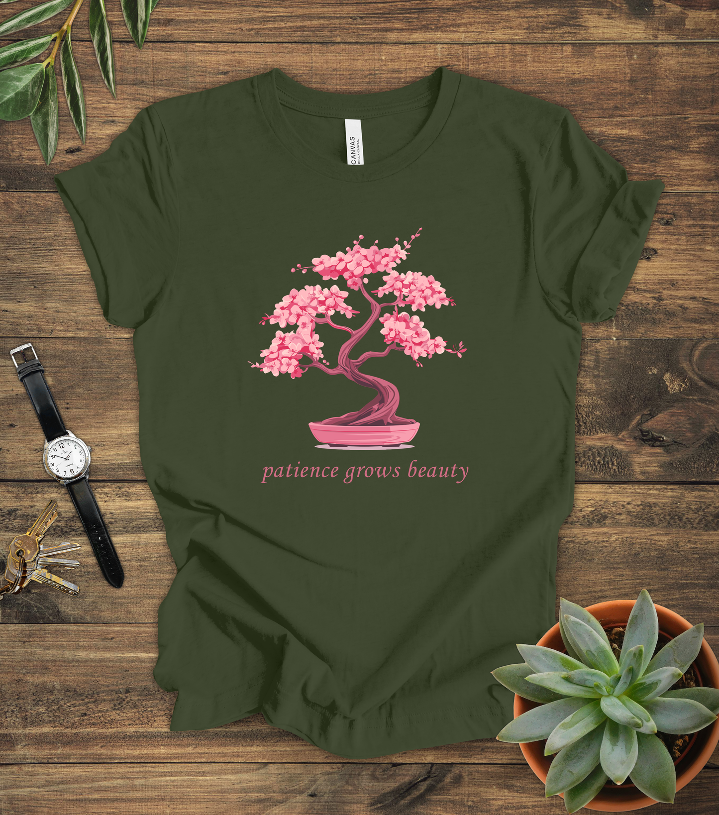 "Patience Grows Beauty" Tee