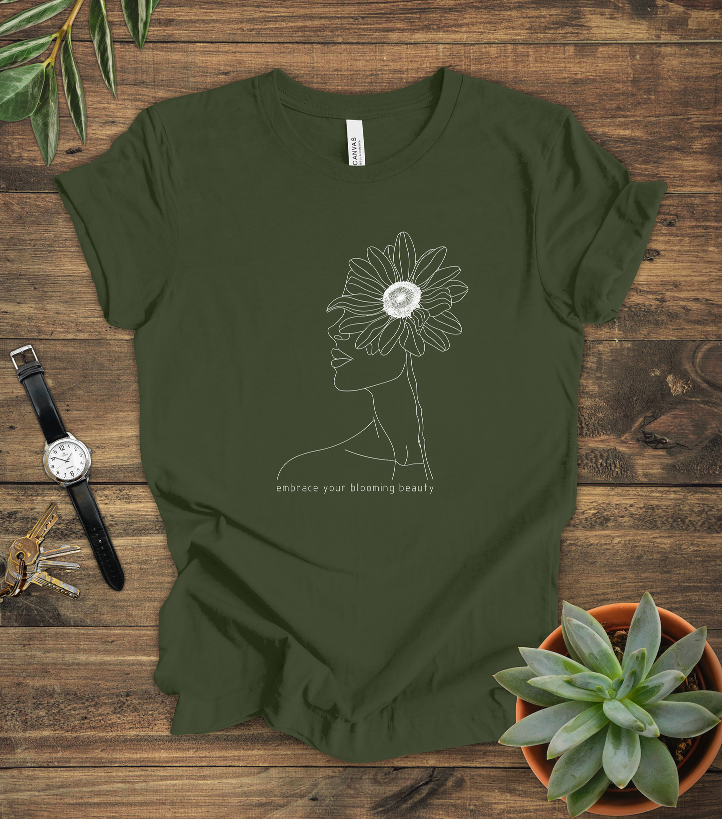 "Embrace Your Blooming Beauty" Tee