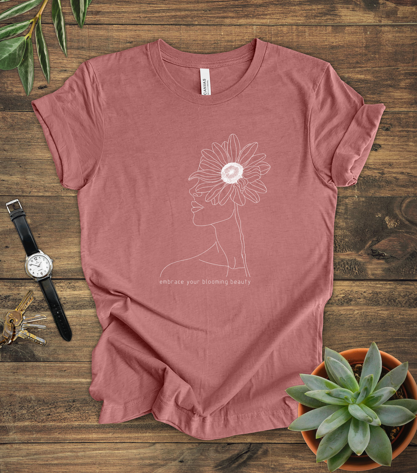 "Embrace Your Blooming Beauty" Tee