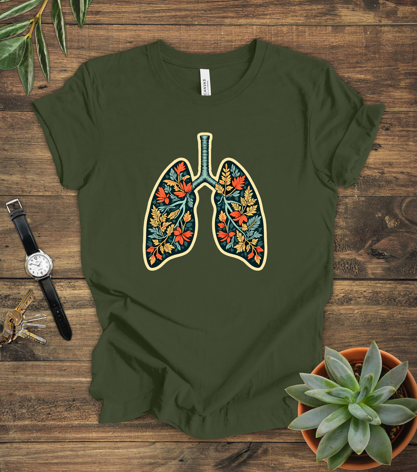 Floral Lungs Tee