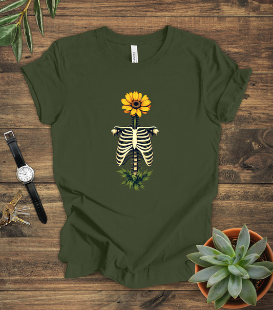 Blooming Skeleton Tee