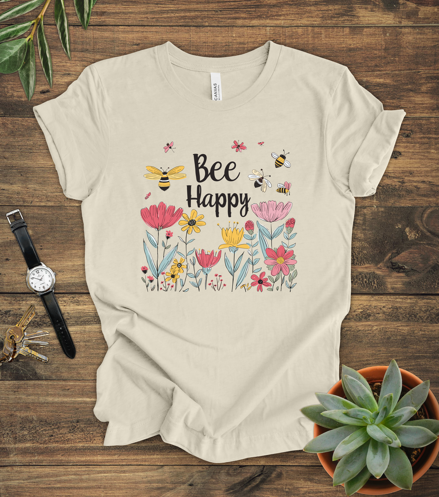 "Bee Happy" Tee