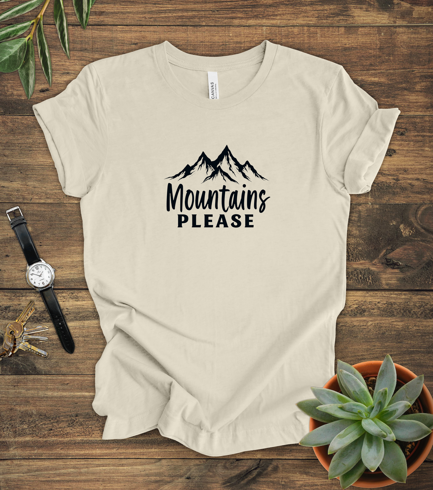 "Mountains Please" Tee