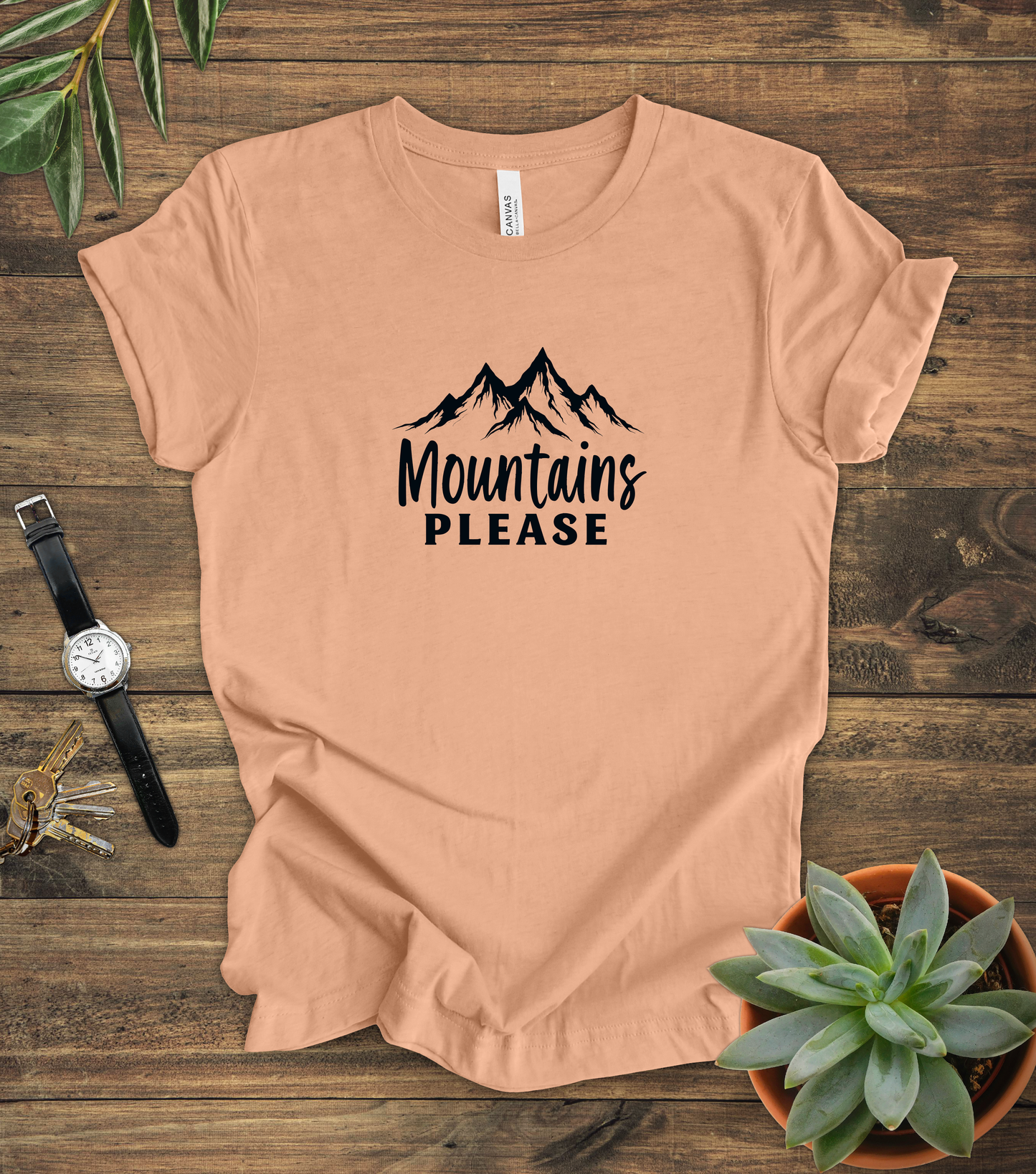 "Mountains Please" Tee