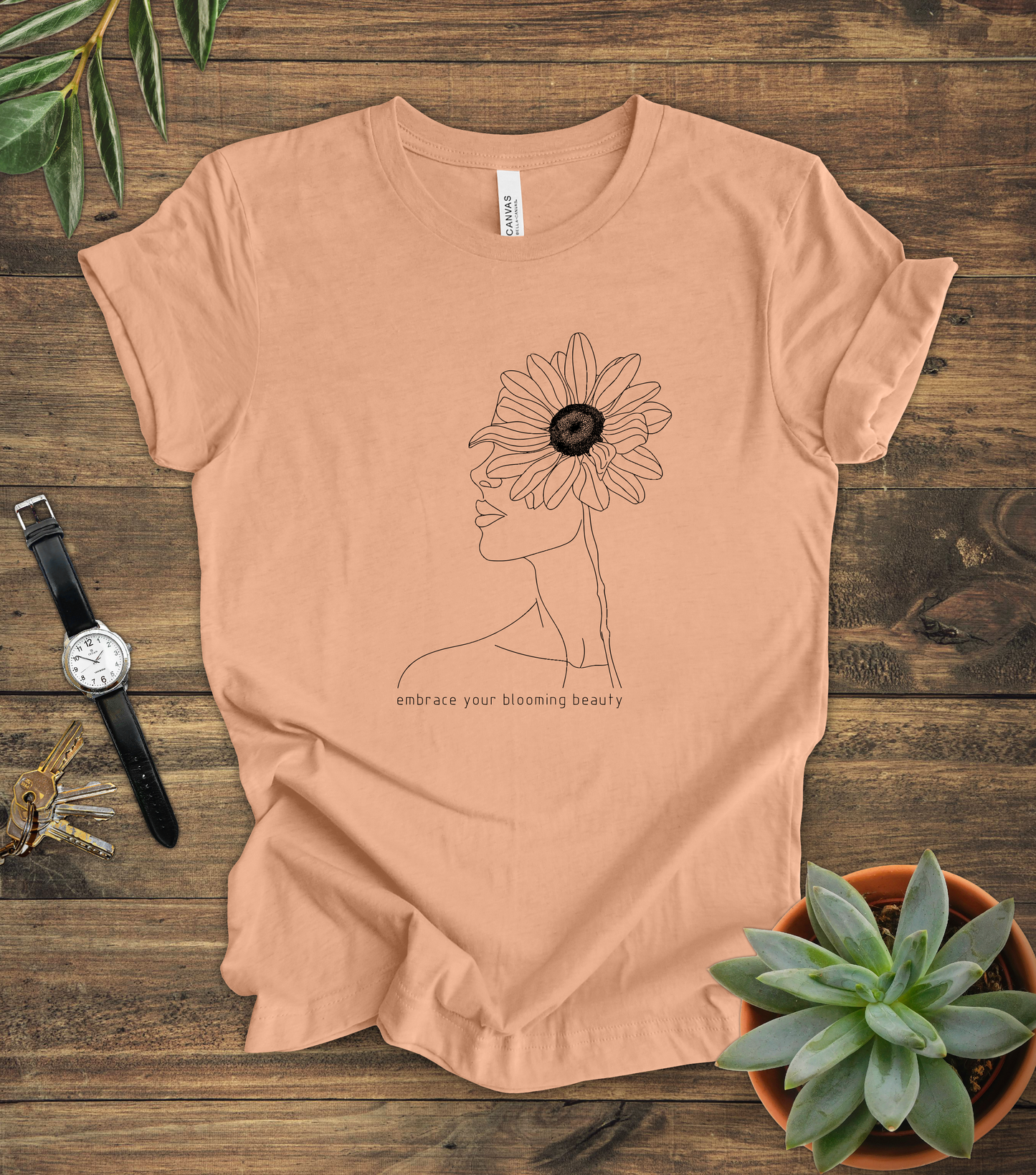 "Embrace Your Blooming Beauty" Tee