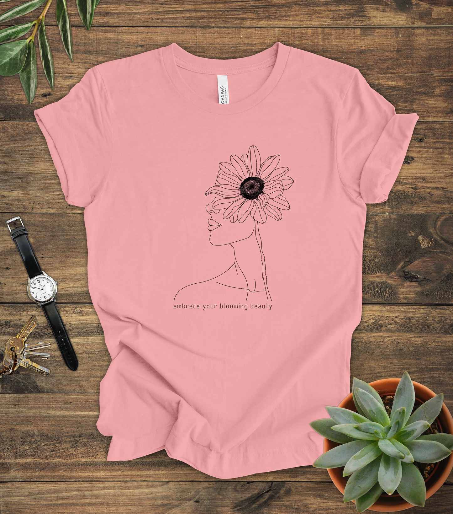 "Embrace Your Blooming Beauty" Tee