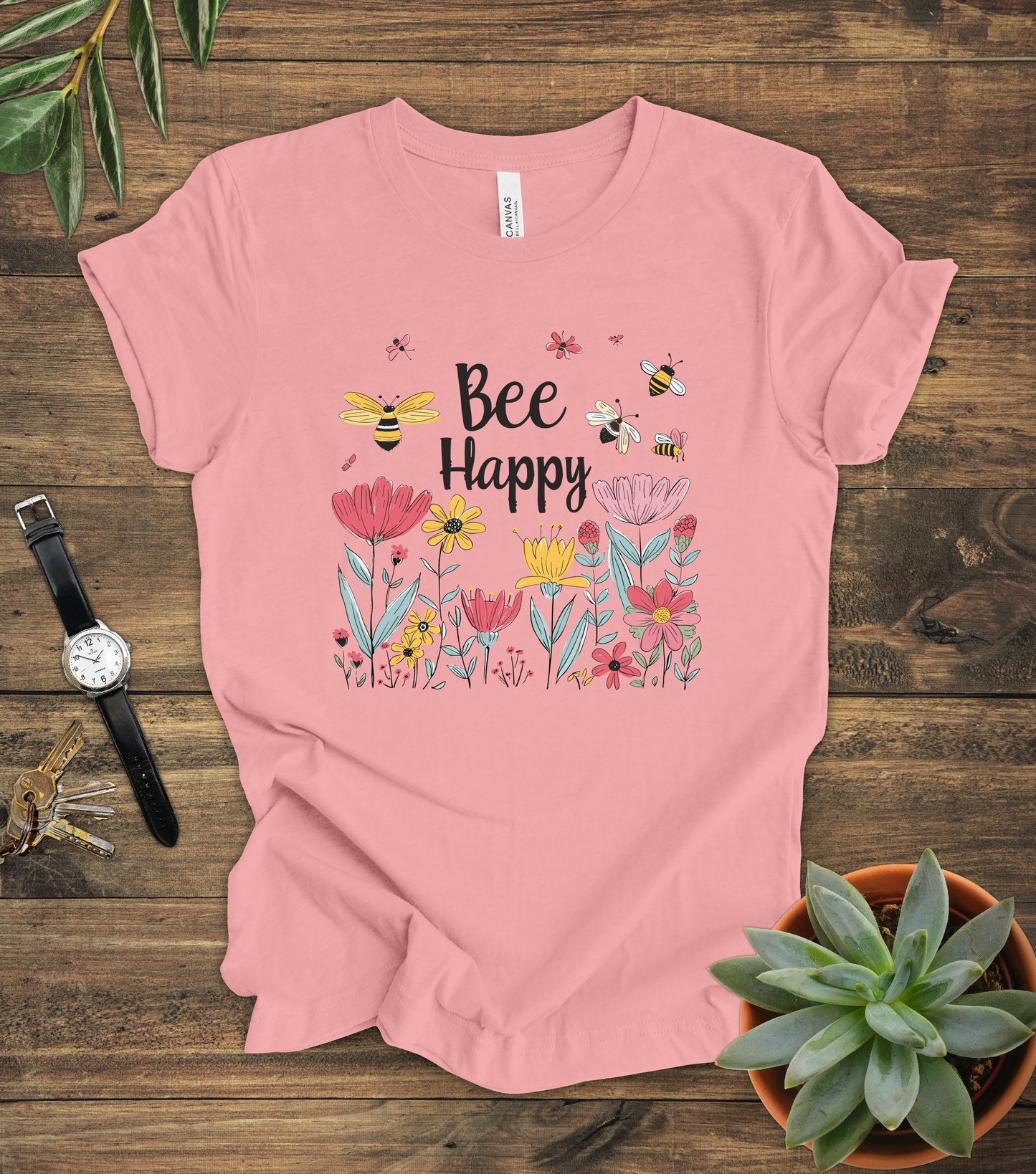 "Bee Happy" Tee