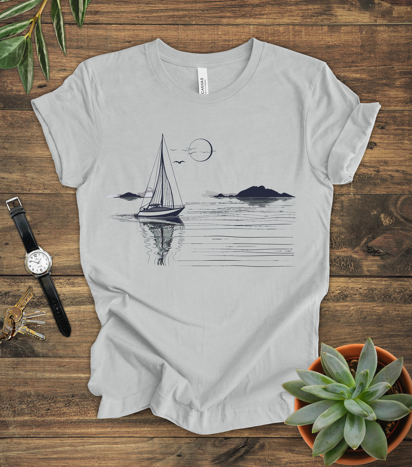 Boat Sunset Tee