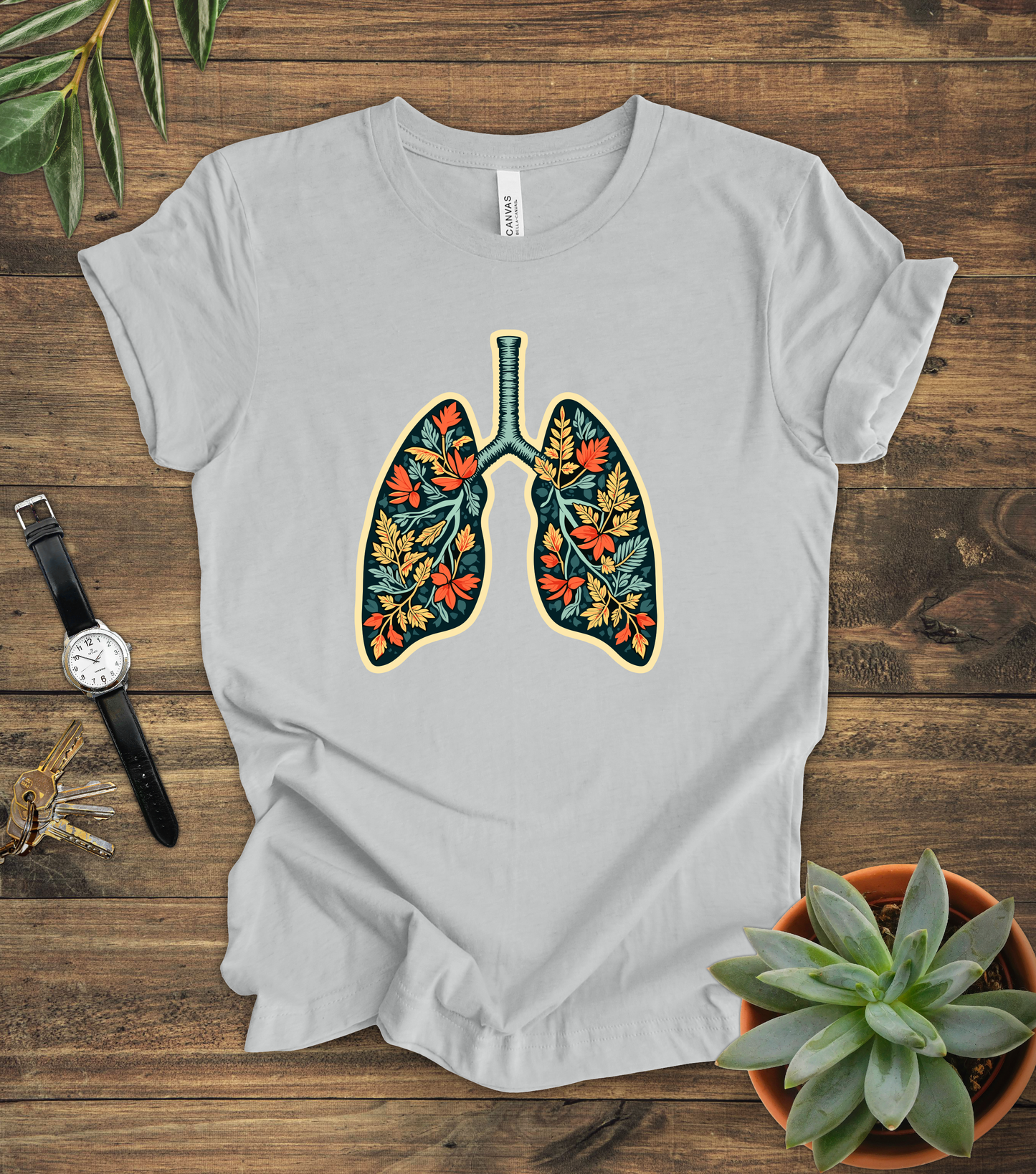 Floral Lungs Tee