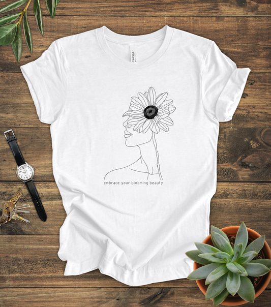 "Embrace Your Blooming Beauty" Tee