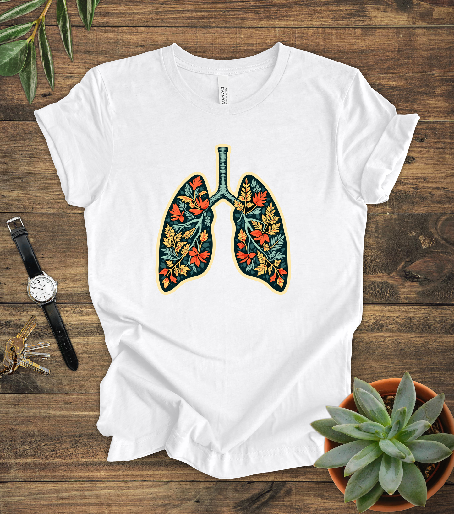 Floral Lungs Tee